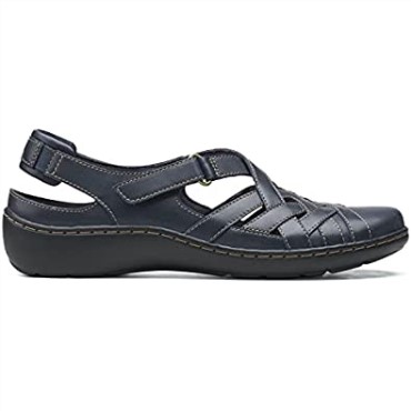 Mocasin Mujer Cora Dream Mocasin Plano Clarks Piel Marino