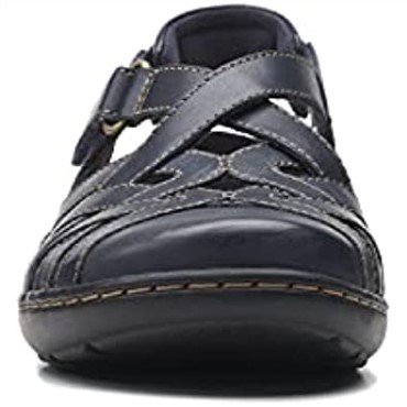 Mocasín Mujer Cora Dream Plano Piel Marino Clarks