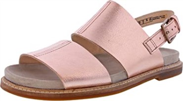 Sandalias Corsio Mujer Piel Oro Rosa Clarks Piel Oro Rosa