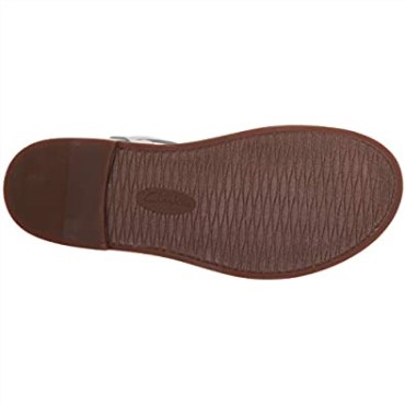 Sandalia Plana Mujer Tira Corsio Clarks Lona Natural