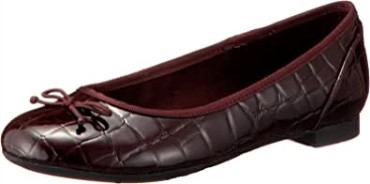 Bailarinas Couture Bloom Mujer Clarks Burdeos