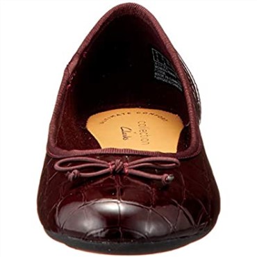 Bailarinas Couture Bloom Mujer Clarks Burdeos