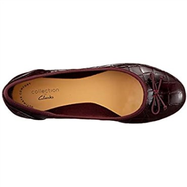 Bailarinas Couture Bloom Mujer Clarks Burdeos