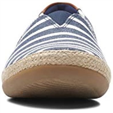 Mocasin Mujer Danelly Sky Plano Clarks Navy Textil Sintetico Combi