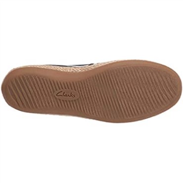 Mocasin Mujer Danelly Sky Plano Clarks Navy Textil Sintetico Combi