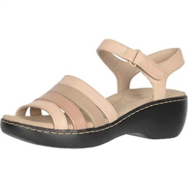 Sandalia Mujer Delana Brenna Blush Combi Cuero Clarks