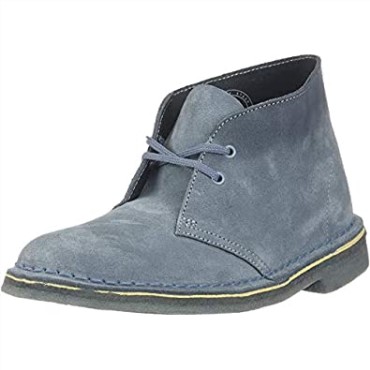 Desert Boot Mujer Clarks Azul Gris Ante