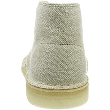 Botas Safari Mujer Clarks Lona Natural Beige