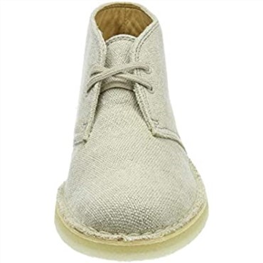 Botas Safari Mujer Clarks Lona Natural Beige