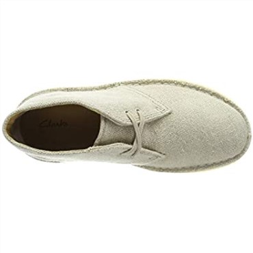 Botas Safari Mujer Clarks Lona Natural Beige