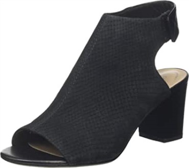 Sandalias De Mujer Deva Bell Sling Back Clarks Negro