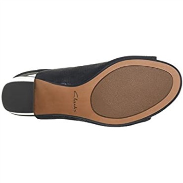 Sandalias De Mujer Deva Bell Sling Back Clarks Negro