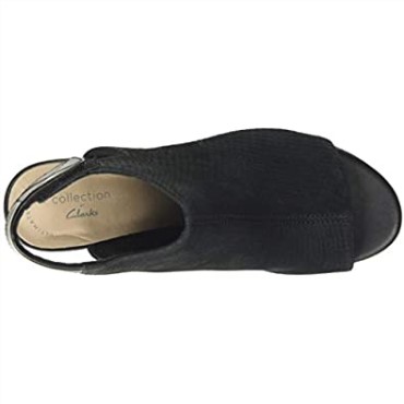 Sandalias De Mujer Deva Bell Sling Back Clarks Negro