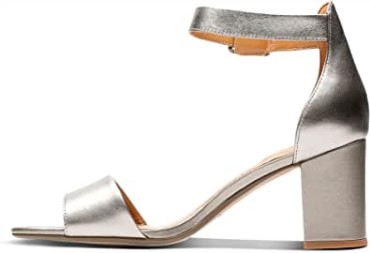 Zapatos De Salón Deva Mae Para Mujer Clarks Peltre Dorado