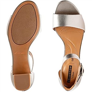 Zapatos De Salón Deva Mae Para Mujer Clarks Peltre Dorado
