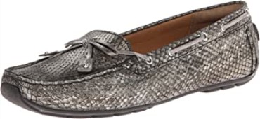 Dunbar Racer Clarks Cuero Metalizado Peltre Para Mujer