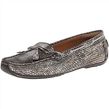 Dunbar Racer Clarks Cuero Metalizado Peltre Para Mujer