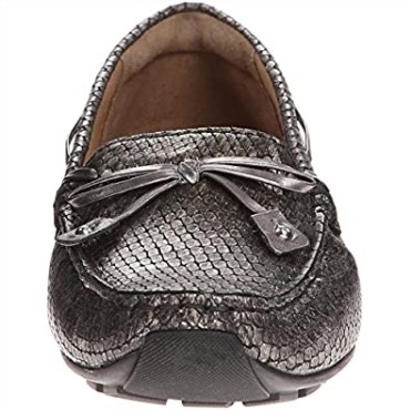Dunbar Racer Clarks Cuero Metalizado Peltre Para Mujer