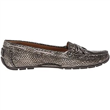 Dunbar Racer Clarks Cuero Metalizado Peltre Para Mujer