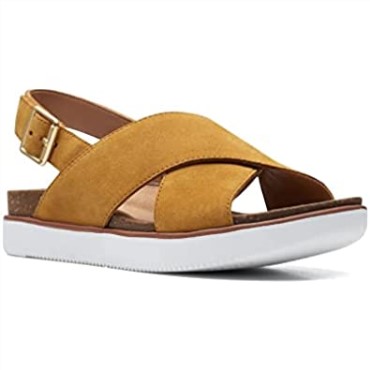 Sandalia Clarks Sand Slide Elayne Para Mujer En Gamuza