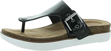 De Mujer Elayne Step Charol Blanco Clarks Charol Negro
