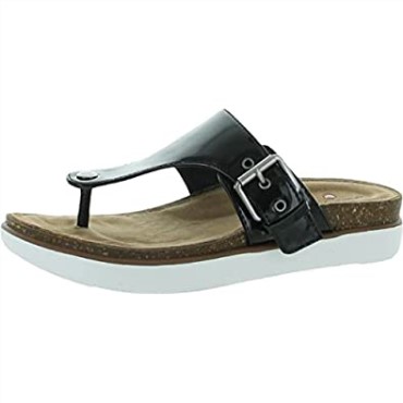 De Mujer Elayne Step Charol Blanco Clarks Charol Negro