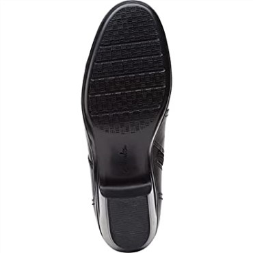 Bota Moda Mujer Emily Calle Clarks Piel Negra