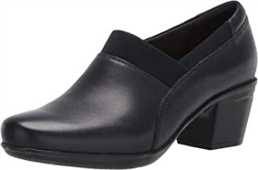 Mocasin Mujer Emslie Cumbre Clarks Navy Piel Textil Combi