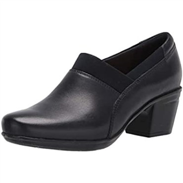 Mocasin Mujer Emslie Cumbre Clarks Navy Piel Textil Combi