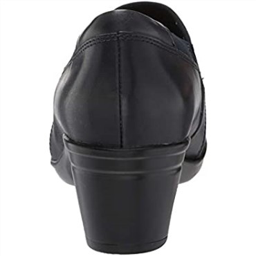Mocasin Mujer Emslie Cumbre Clarks Navy Piel Textil Combi