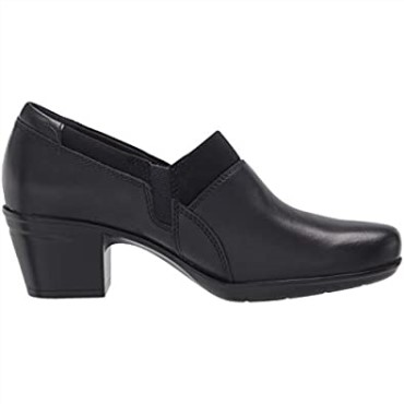 Mocasin Mujer Emslie Cumbre Clarks Navy Piel Textil Combi