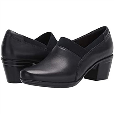 Mocasin Mujer Emslie Cumbre Clarks Navy Piel Textil Combi