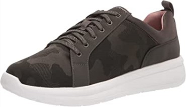 Zapatilla Deportiva Mujer Ezera Lace Oliva Oscuro Textil Combi Clarks