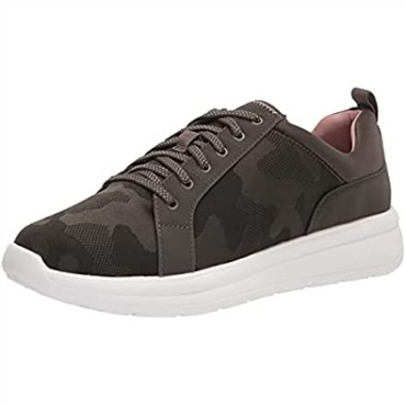 Zapatilla Deportiva Mujer Ezera Lace Oliva Oscuro Textil Combi Clarks