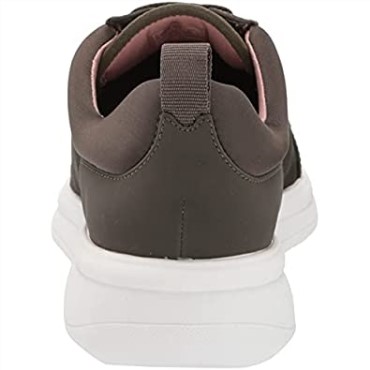 Zapatilla Deportiva Mujer Ezera Lace Oliva Oscuro Textil Combi Clarks