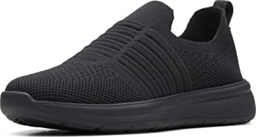 Zapatilla Ezera Walk Mujer Textil Negro Clarks