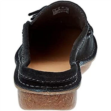 Sandalia Clarks Para Mujer Fun Ny Clog Slide Negro Sde