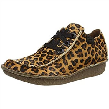 Derbys Clarks De Mujer Fun Ny Dream Con Estampado De Leopardo