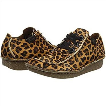 Derbys Clarks De Mujer Fun Ny Dream Con Estampado De Leopardo