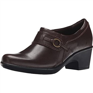 Mocasines De Tacón Medio Curvas Para Mujer Nuevos Genette Shootie M Clarks Para Mujer