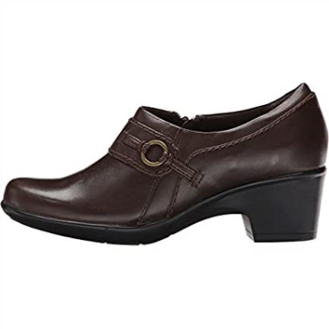 Mocasines De Tacón Medio Curvas Para Mujer Nuevos Genette Shootie M Clarks Para Mujer