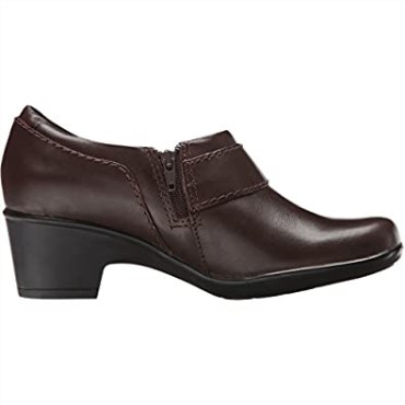 Mocasines De Tacón Medio Curvas Para Mujer Nuevos Genette Shootie M Clarks Para Mujer