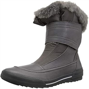 Bota De Nieve Mujer Gilby Merilyn Clarks Cuero Gris