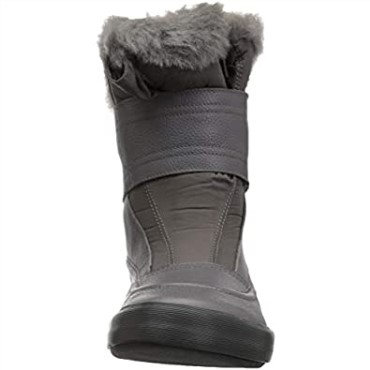 Bota De Nieve Mujer Gilby Merilyn Clarks Cuero Gris