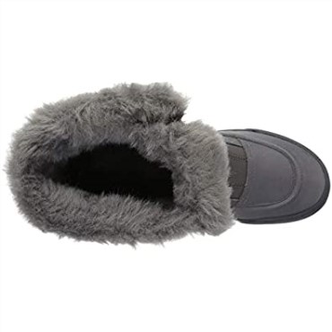 Bota De Nieve Mujer Gilby Merilyn Clarks Cuero Gris