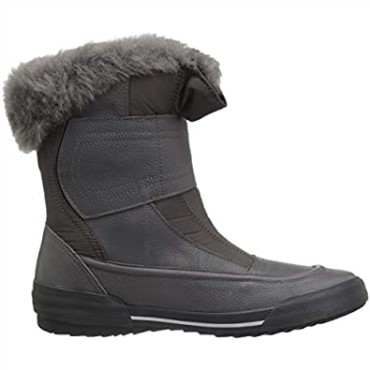 Bota De Nieve Mujer Gilby Merilyn Clarks Cuero Gris