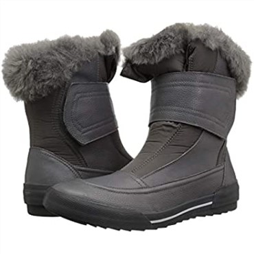 Bota De Nieve Mujer Gilby Merilyn Clarks Cuero Gris