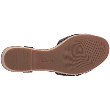 Sandalia Mujer Giselle Coast Cuña Clarks Negra