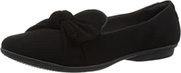 Mocasines Mujer Graceljonas Flat Negro Ante Clarks