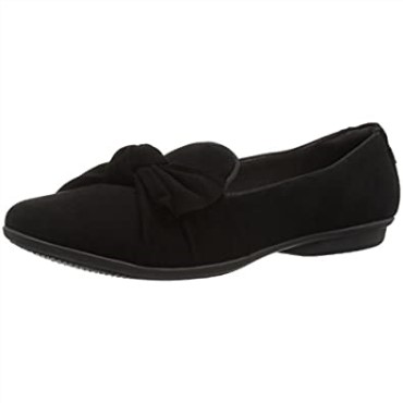 Mocasines Mujer Graceljonas Flat Negro Ante Clarks